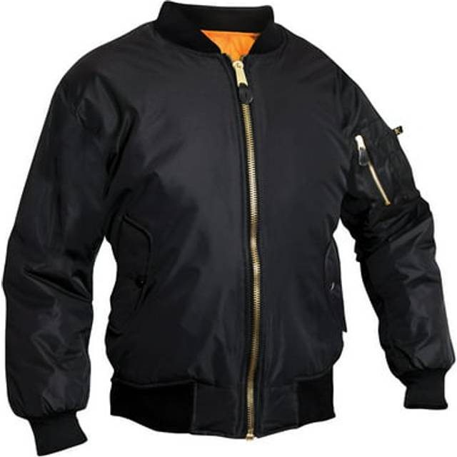 Rothco Womens MA-1 Flight Jacket Svart