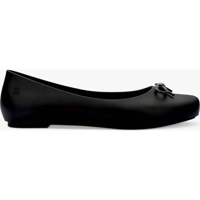 Womens Aura Basic Jelly Ballet Shoes - Black - 6