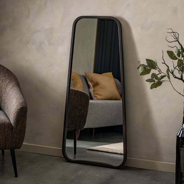 Ava Framed 121cm Full Length Mirror - Black (121.9cm H X 58.4cm W X 2cm D)