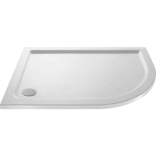 1000mm x 800mm Premium Shower Tray  - Right Hand Offset Quadrant - White
