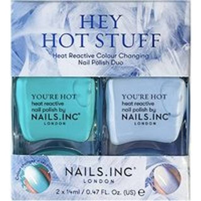 Nails Inc Hey Hot Stuff Colour Changing Nail Polish Duo