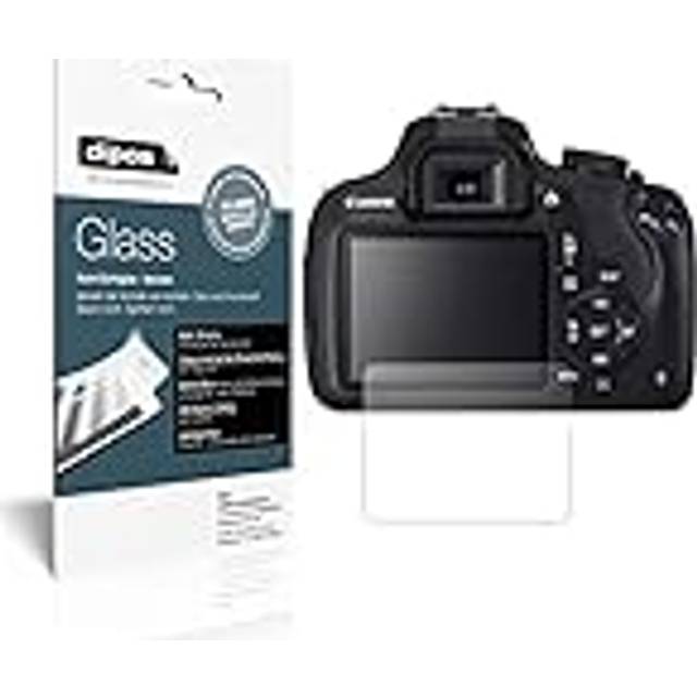 2x screen protector for canon eos 1200d matte flexible glass 9h dipos