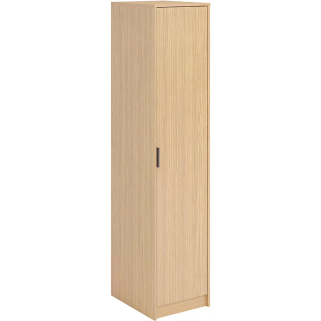 (Oak) Phoenix Narrow 1 Door Wardrobe Bedroom Storage Unit