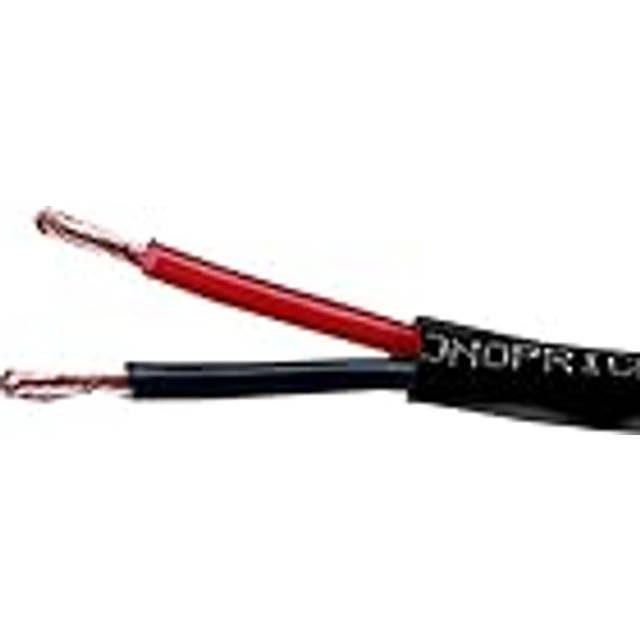 Monoprice Speaker Wire, CL2 Rated, 2-Conductor, 18AWG, 50ft, Black