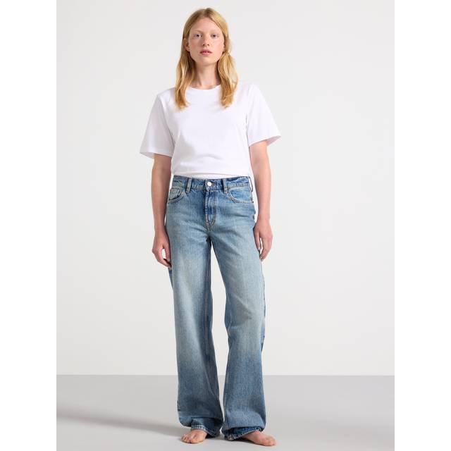 LINDEX Trouser Denim Sia Mid Blue |Blå |44