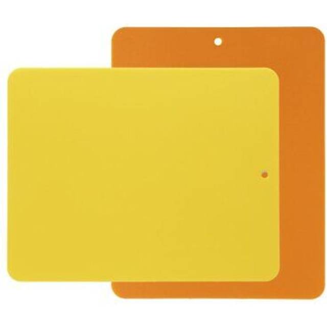 Linden Sweden Flexible Cutting Board 2-Pack - Lays Flat for Secure Work Surface - Extra-Thick for Durability - BPA-Free and Food-Safe (Red)