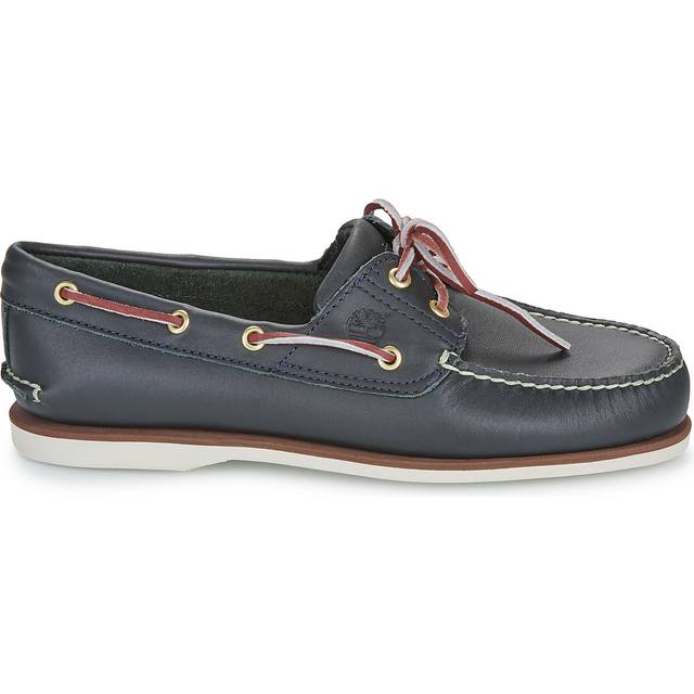 Timberland Men's Classic Leather 2-Eye Boat Shoes - UK 7 - Blue