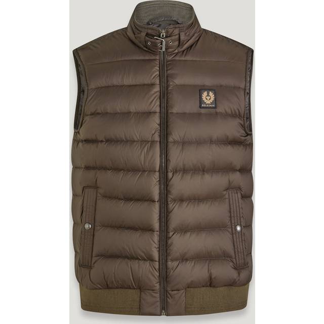 Belstaff Men's Down Filled Nylon Circuit Gilet - Brown - Size: 46/Regular