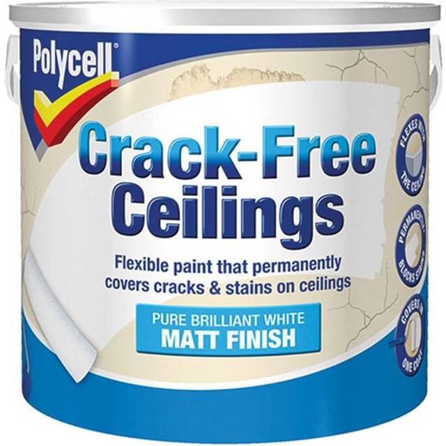 Polycell crack free ceilings smooth matt 5l