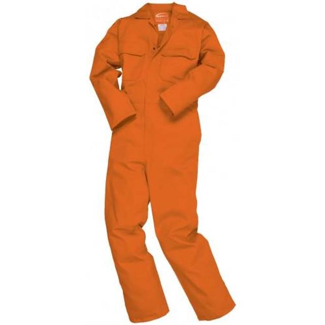 (S x Regular, Navy) Portwest Mens Bizweld Flame Retardant Coverall / Workwear