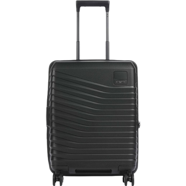 Samsonite Intuo - Spinner S, utbyggbart handbagage, 55 cm, 39/45 L, svart (svart)