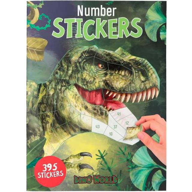 Depesche Dino World Number Sticker Book