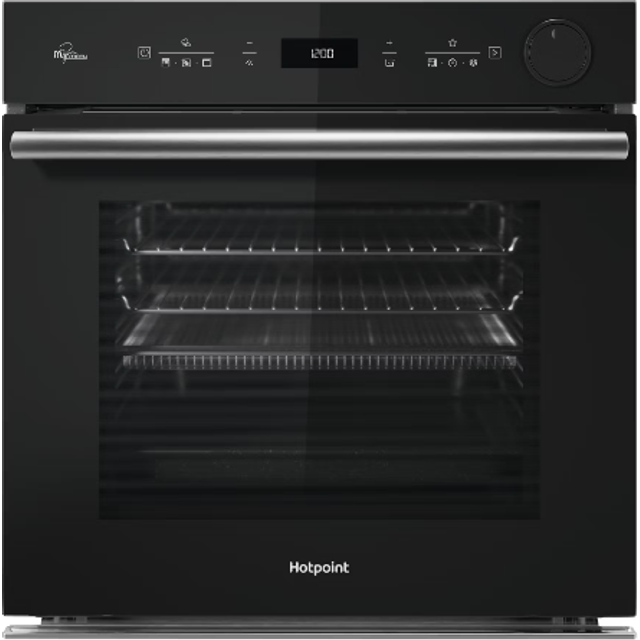 Hotpoint SI4S854CBL Class 4 Black Pyrolytic Air Fry Single Oven