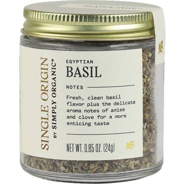 Simply Organic Single Origin Egyptian Basil - Certified Organic 0.85 oz