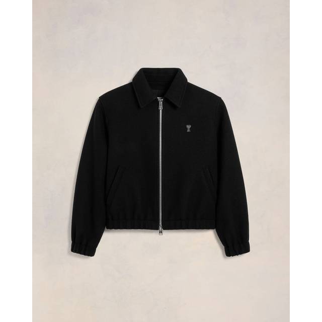 Ami Paris, Jacka, Herr, S, Heart Wool Jacket - Zip Front