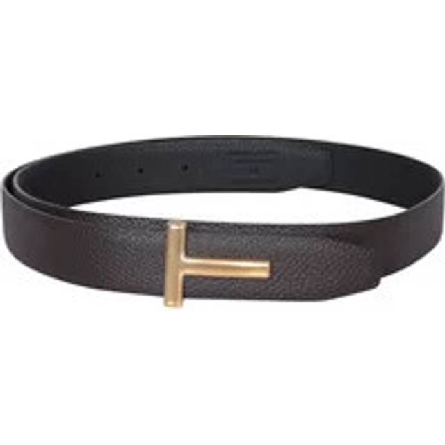 Tom Ford, Belts, male, Brown, 100 CM, Brown Leather Belt Stylish Accessories