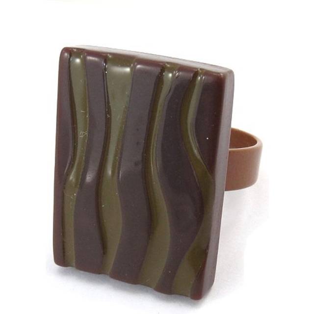 NOA [K0253] - Ring Designer 'Coloring' brown brown