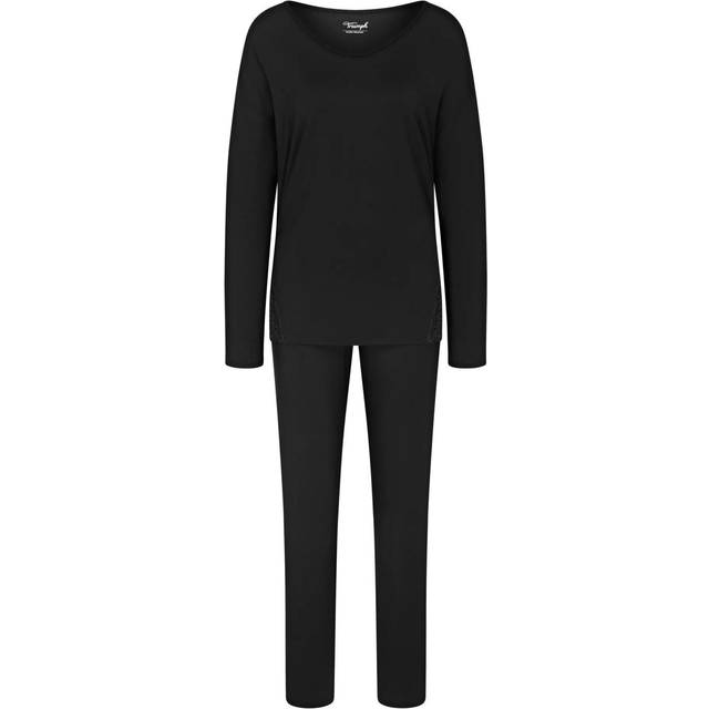 Women's long-sleeve pyjama Triumph Timeless Sensuality PK - Noir - 42