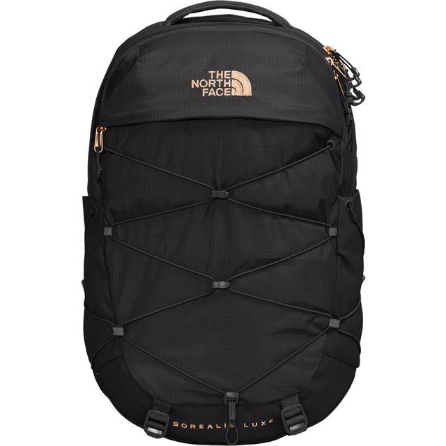 THE NORTH FACE Womens Borealis Luxe Commuter Laptop Backpack  TNF BlackBurnt Coral Metallic  One Size