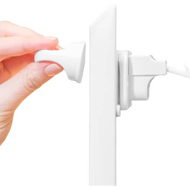 Fred Pack of 2 Invisible Magnetic Lock-Pure White