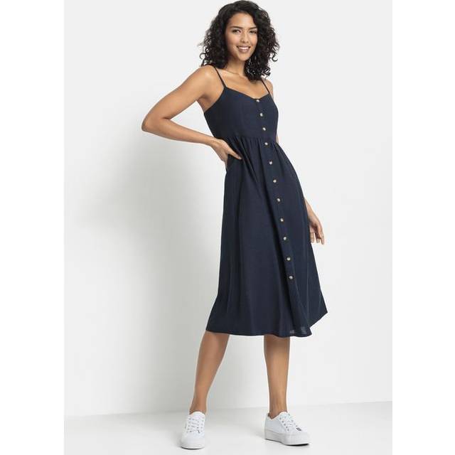 LASCANA Summer Midi Dress - Navy