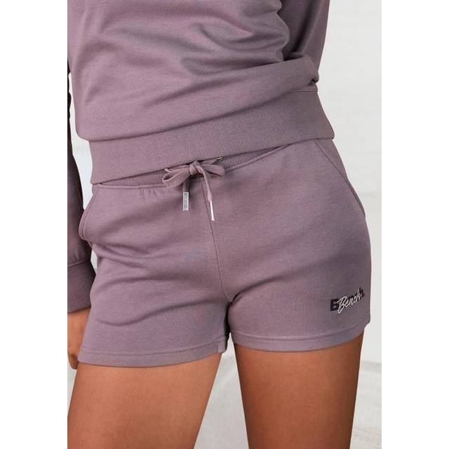 Bench. Loungewear Logo Print Shorts - Mauve