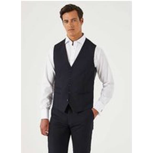 Skopes Madrid Navy Tailored Fit Suit Waistcoat