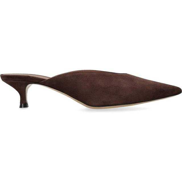 Le Monde Beryl Womens Dark Brown Venetian Pointed-toe Suede Heeled Courts Eur 39 / 6 Uk Women