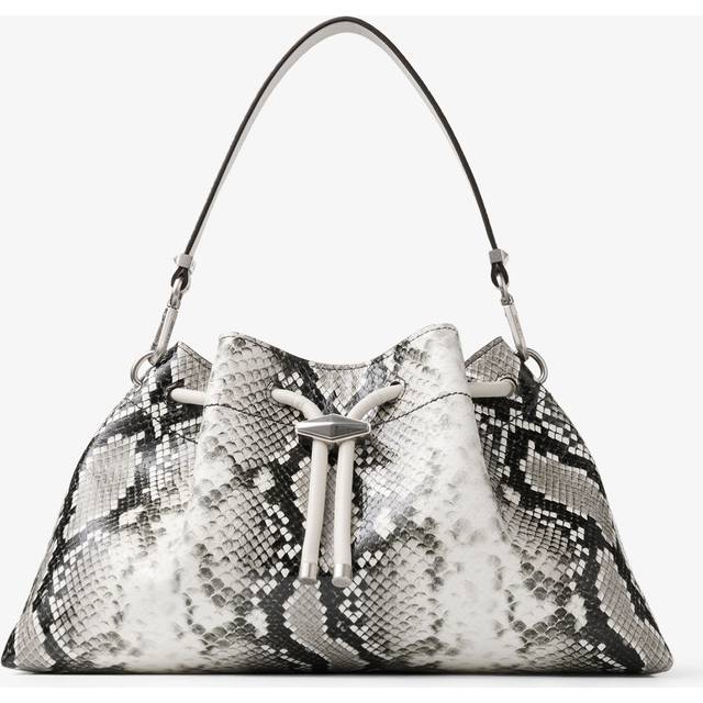 Jimmy Choo Womens Roccia/antique Cinch Snakeskin-embossed Leather Shoulder Bag 1 Size - ROCCIA/ANTIQUE