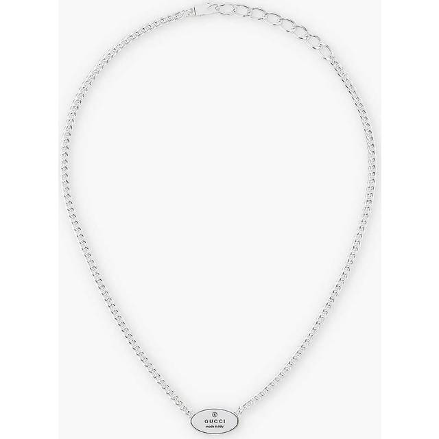Gucci Trademark Silver Necklace