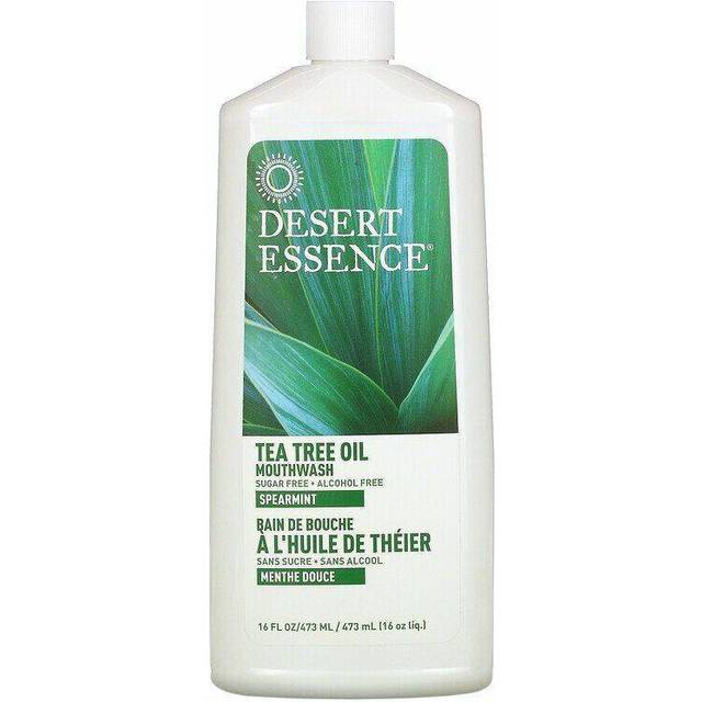 Desert Essence Natural Refreshing Tea Tree Oil Mouthwash 16 fl oz