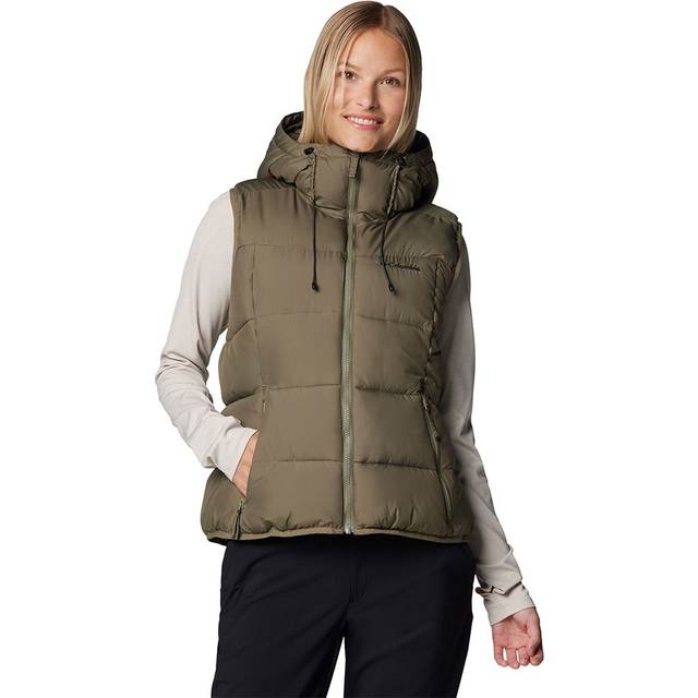 Columbia Women's Pike Lake II Insulated Vest Syntetväst Dam Storlek L Färg brun