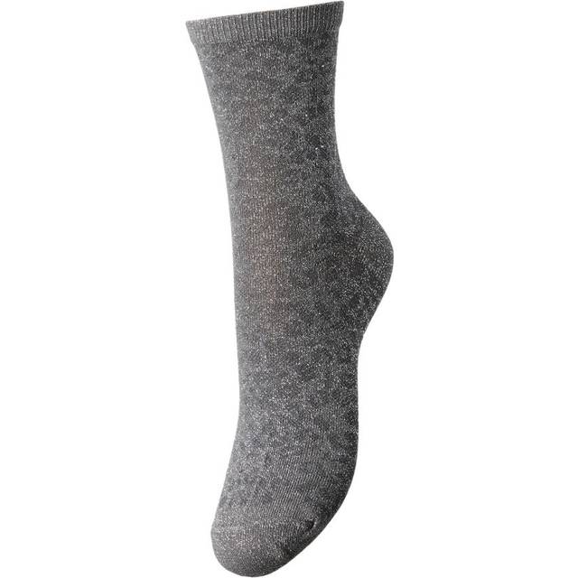 Pieces Pcsebby Glitter Long AOP Socks Noos - Från Magasin - December Sky/magnet (ONE SIZE)