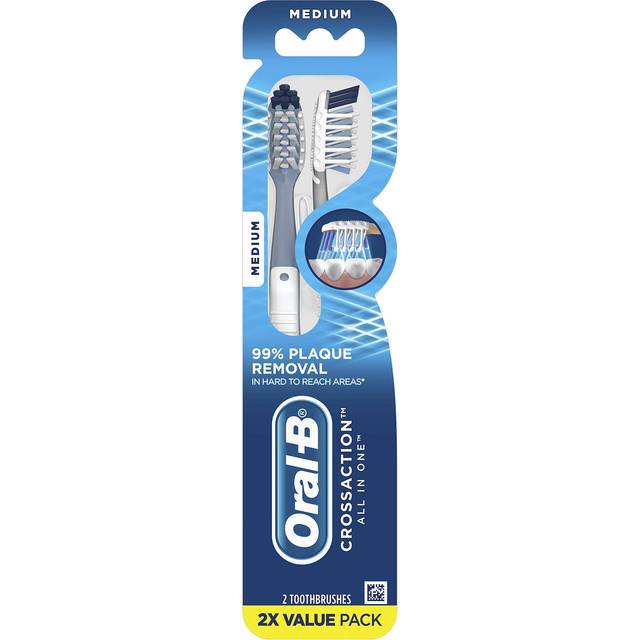 Oral-B Pro-Health allt-i-ett medium tandborste (4 antal) , färgen kan variera
