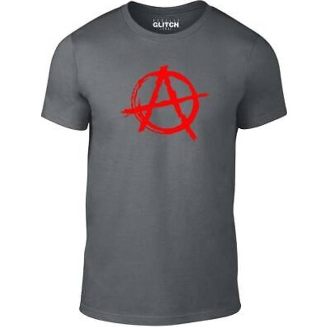 Anarchy symbol t-shirt - punk rock t shirt bedlam evil anarchist war rocker