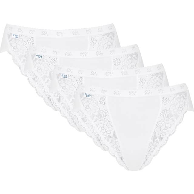 Sloggi   Knickers/panties Chic Tai PACK DE 4  - FR 48 - White - FR 48