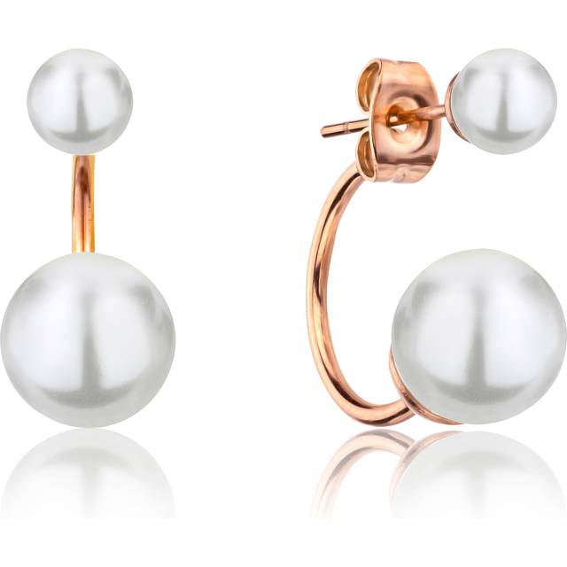 Earrings woman Isabella Ford Amelia Pearl - Rose