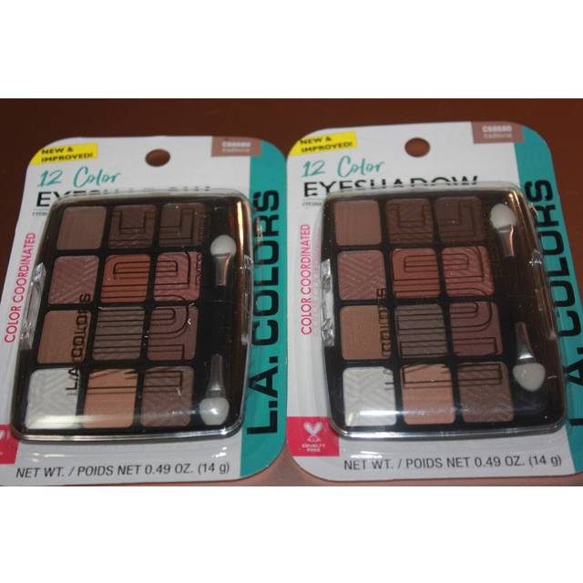 L.a. Colors Expressions - 12 Color Eyeshadow Traditional