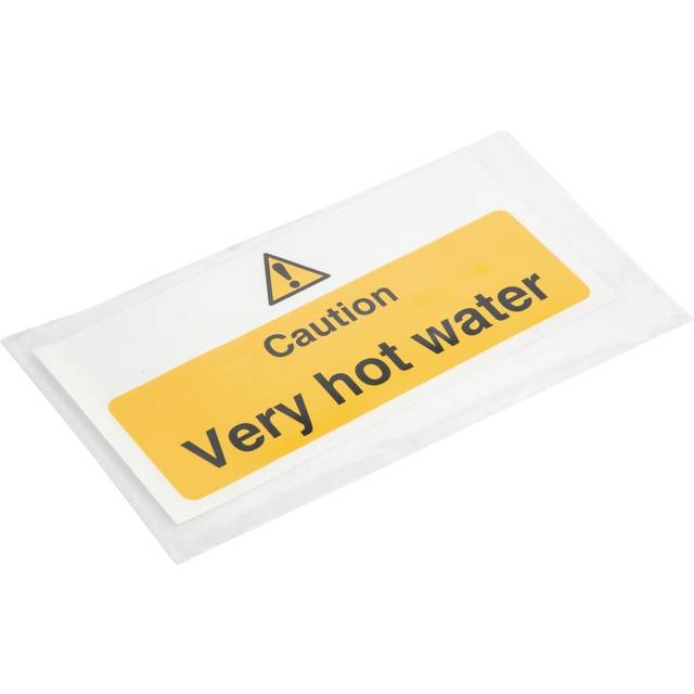 Vogue Caution Very Hot Water Sign