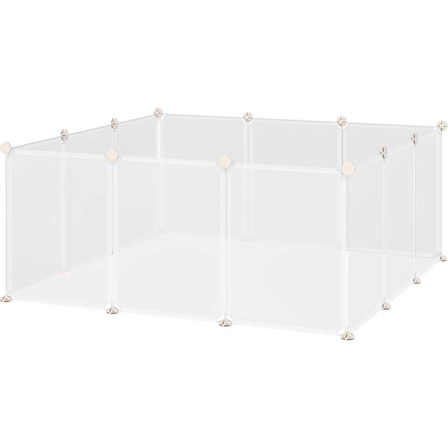 PawHut 36 Piece C and C Small Animal Cage - White