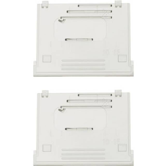 2pcs brother sewing machine needle plate cover xf2404001 - transparent plastic