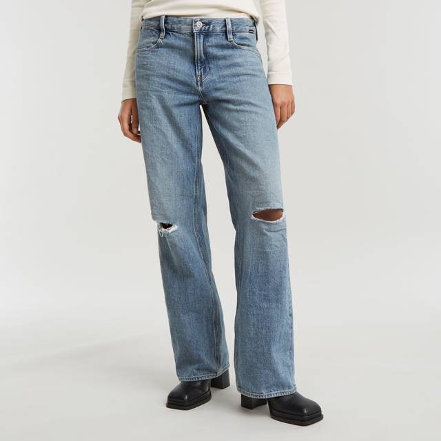 Judee Low Waist Loose Jeans - Light blue - Women - 25-28