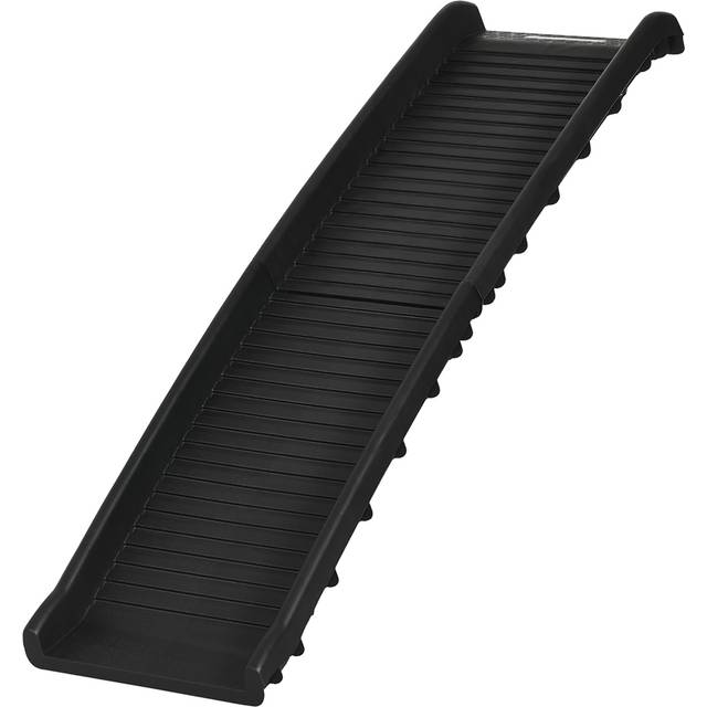 PawHut Foldable Pet Dog Ramp with Non Slip Cover - Black - 80 - 90cm