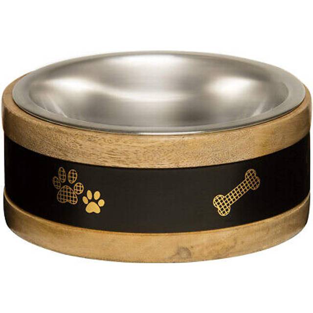 Loving Pets Wooden Ring Dog Bowl 3 Sizes - Large