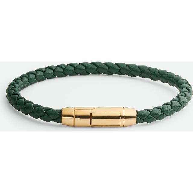 Braid Leather Bracelet - Bottega Veneta