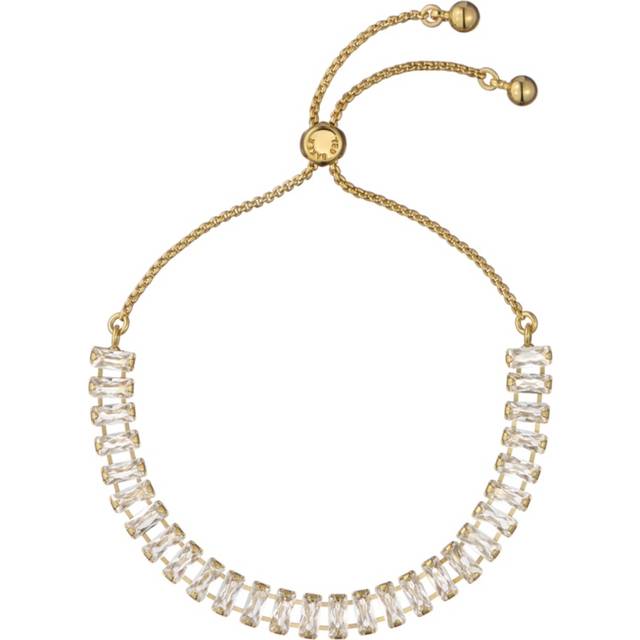 Ted Baker ISABELA Gold Tone Plated Crystal Baguette Toggle Bracelet TBJ3779-02-02