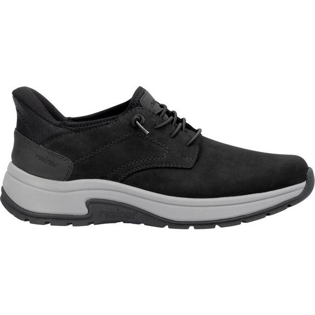 Rieker män 11050 tofflor, svart, 41 EU