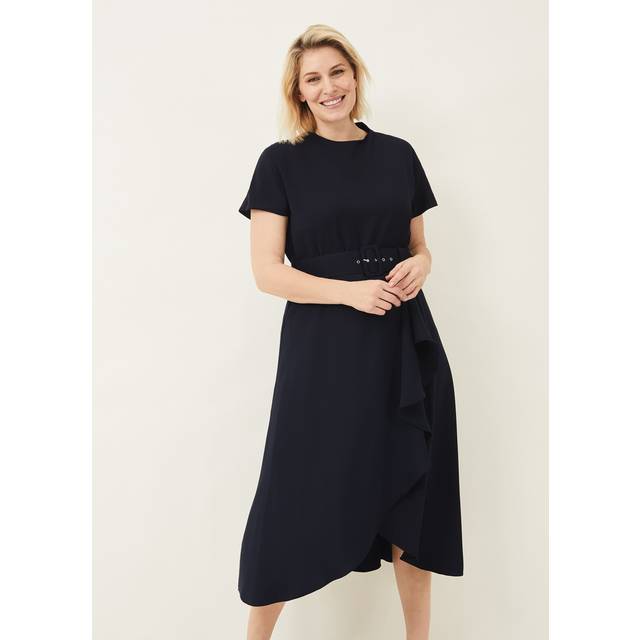 Phase Eight Women's Mylee Belted Dress - Navy - 24