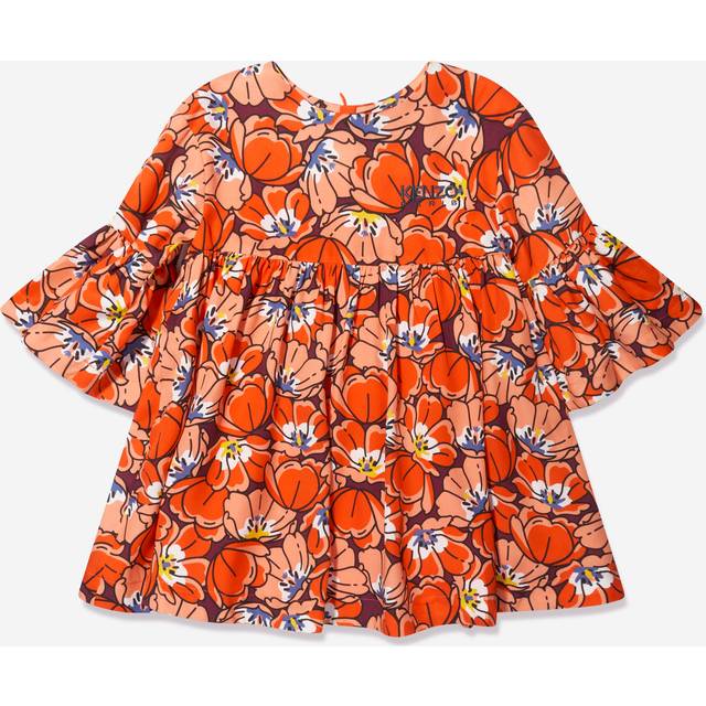 Kenzo, Dresses, female, Red, 4 Y, Boke Flower Dress