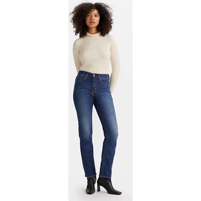 Levi's 724 High Rise Straight Jeans - Women's - 26X32 - Blue